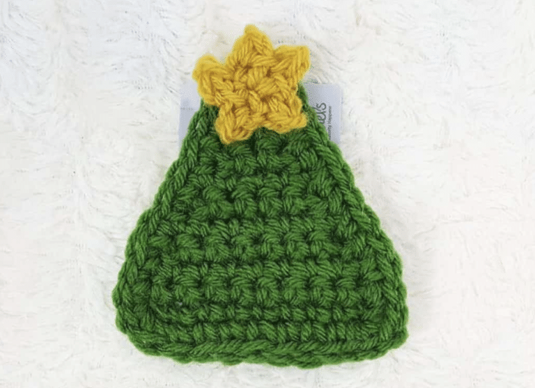 Easy Crochet Tree Gift Cardholder Pattern