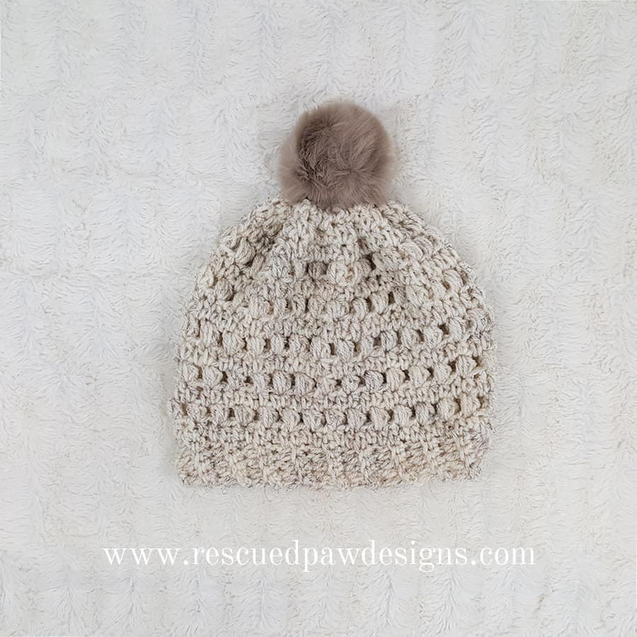 Crochet PUff Stitch Beanie