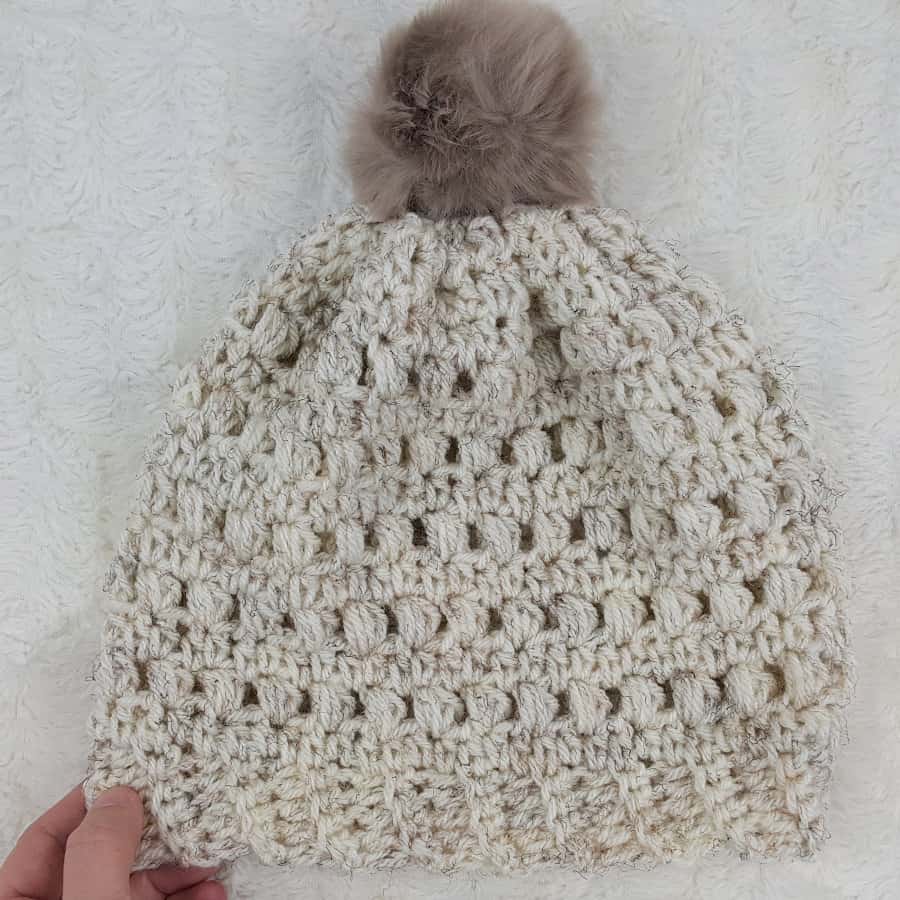 Puff Stitch Hat Crochet Pattern