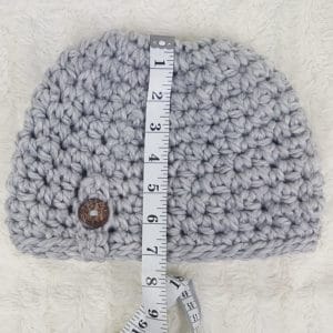 Free Crochet Messy Bun Beanie Pattern