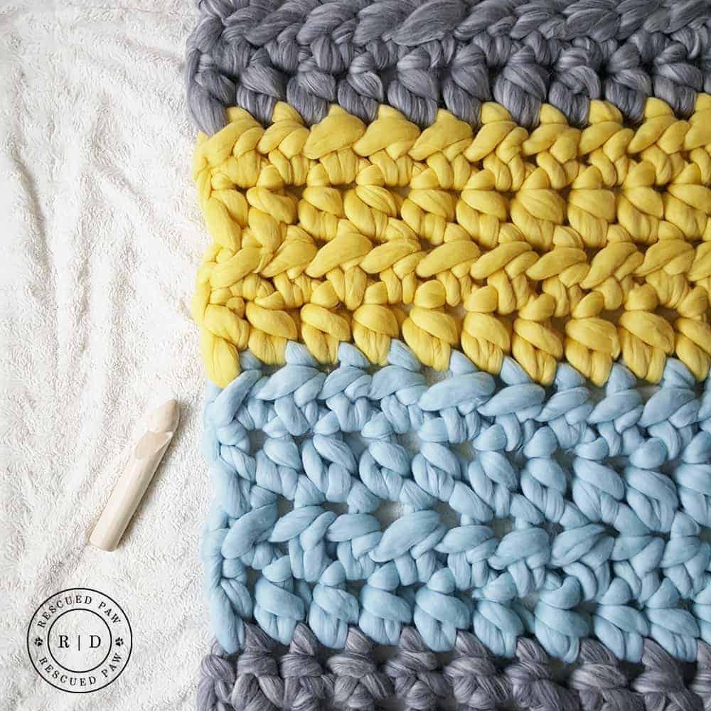 Big stitch crochet blanket new arrivals