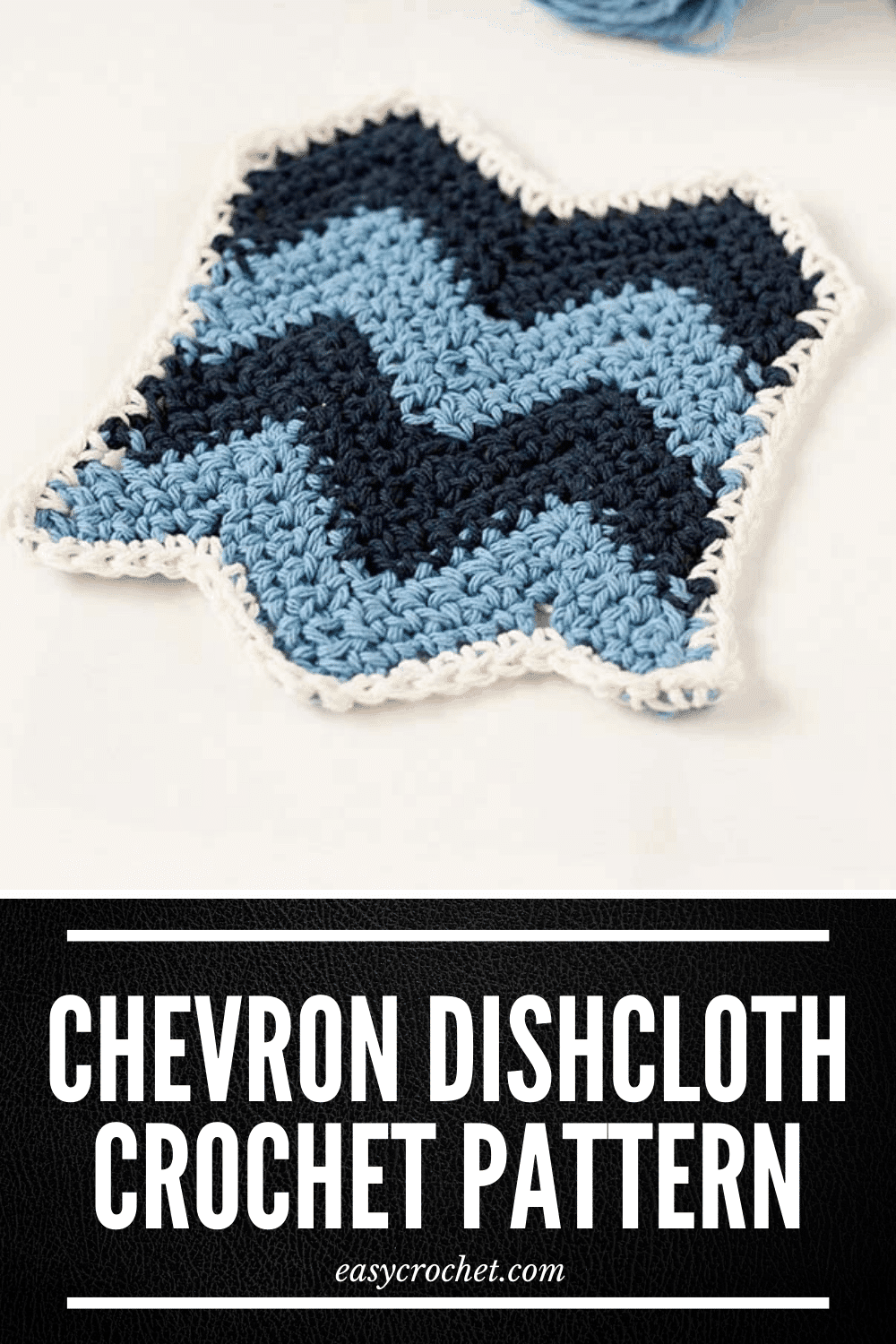 Chevron Cable Dishcloth Pattern – Knitting