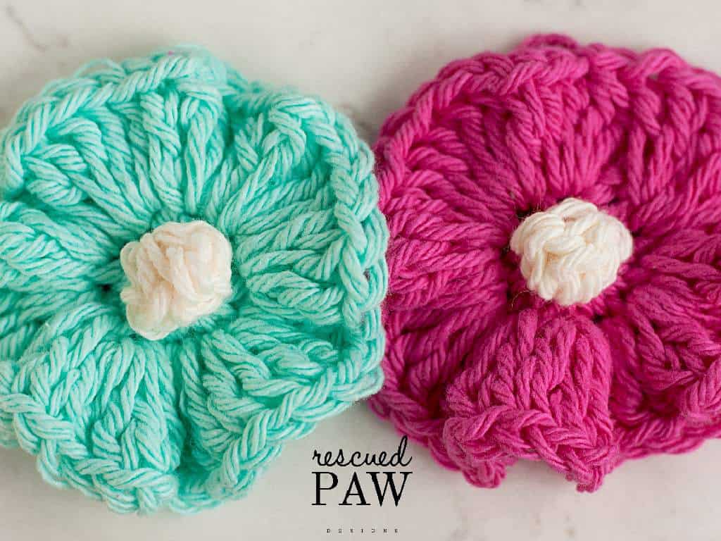 Rippling Crochet Flower by Easy Crochet - Click to Read or Pin and Save for For Later! Find more Free Crochet Patterns at www.easycrochet.com