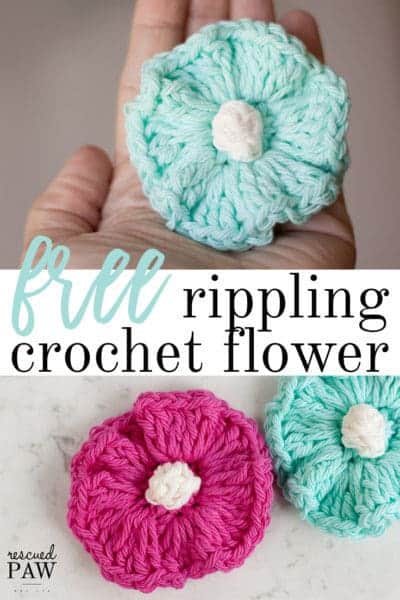 Free Crochet Flower Pattern - Easy Crochet