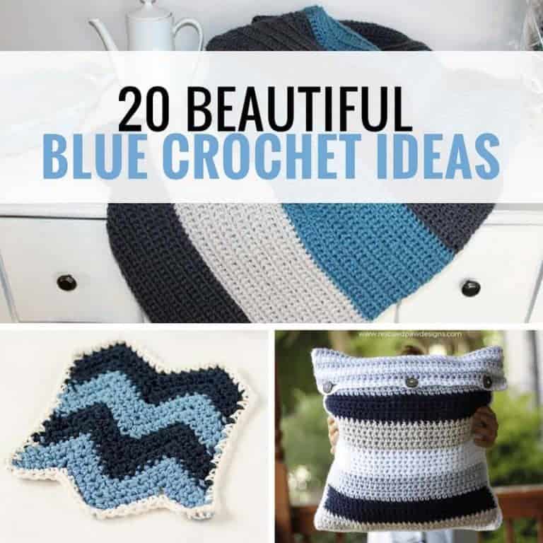 20 Beautiful Blue Crochet Patterns Easy Crochet Patterns