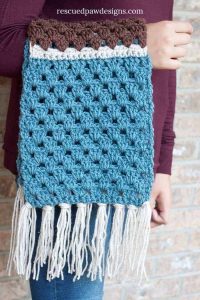 Simple Granny Scarf Crochet Pattern