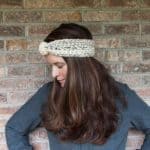 Simple Crocheted Ear Warmer Pattern With Knot