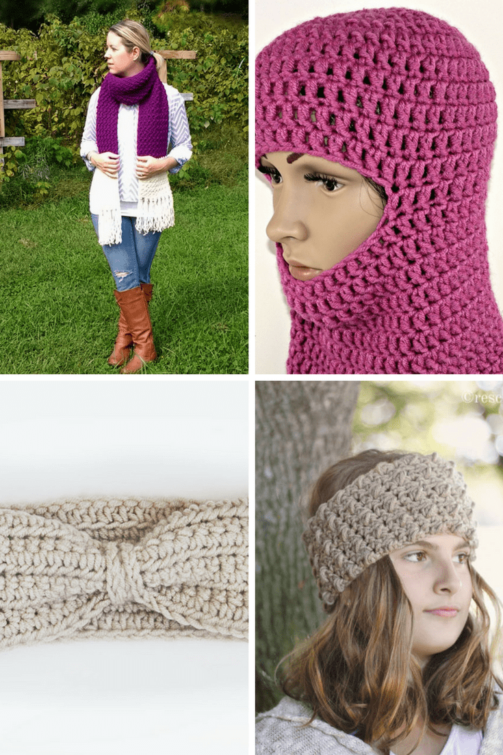 Crochet Patterns using Woolspun Yarn - 12 Free Crochet Patterns Compiled by Easy Crochet