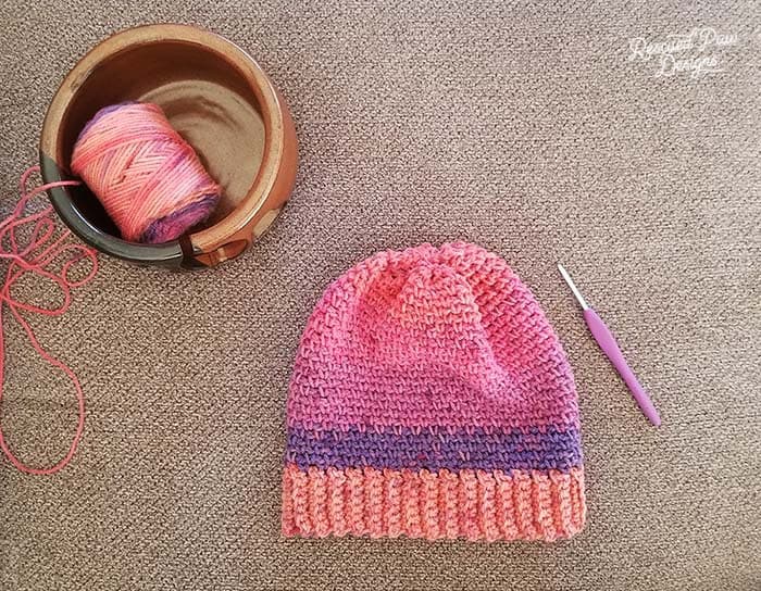 Simply Sweet Crochet Easy Beanie Pattern - Make this FREE crochet hat pattern today! 
