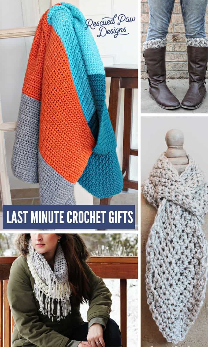 Last Minute Crochet Gifts- Make Last Minute Crochet Christmas Gifts in a Weekend! www.easycrochet.com