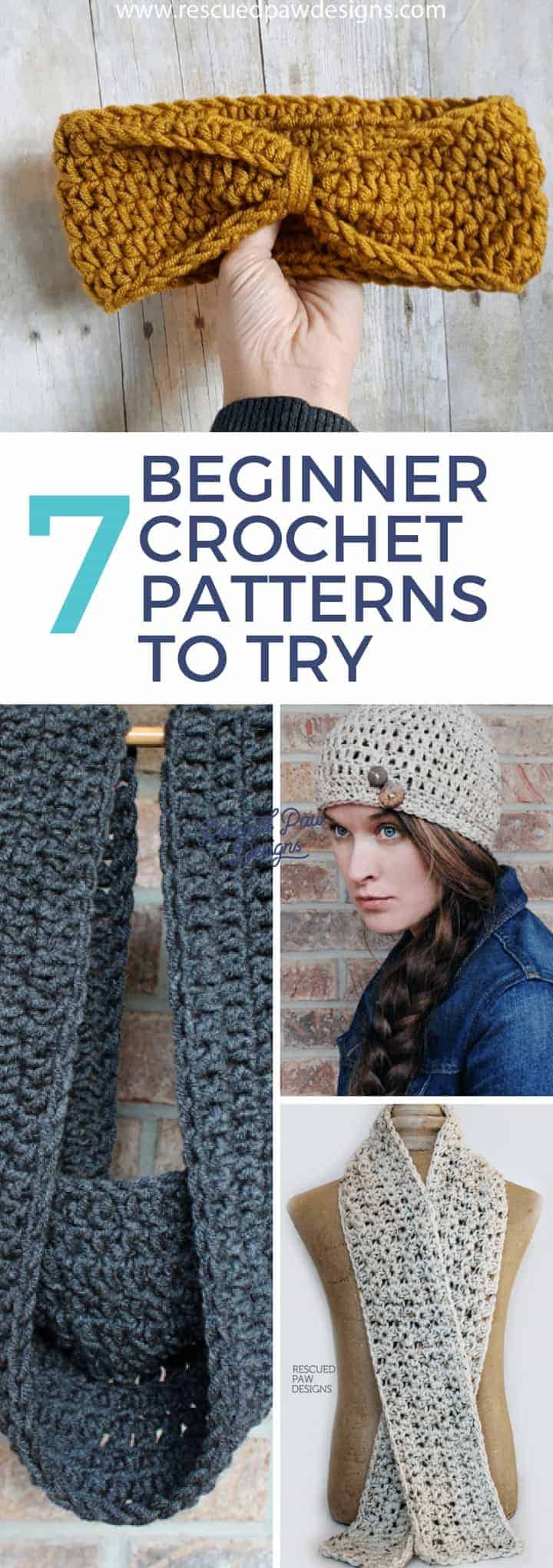 Free Easy Crochet Patterns (projects) for Beginners [PDF] ❤️  Mycrochetpattern