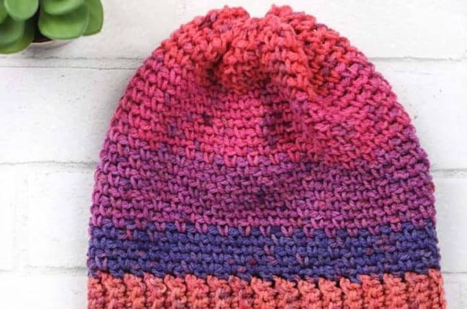 Pink Crochet Hat Pattern
