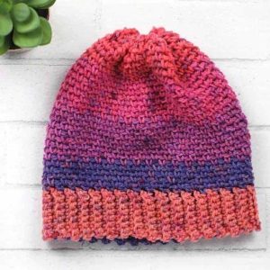 Simply Sweet Crochet Beanie Hat Pattern