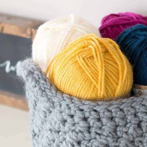 Free Crochet Storage Basket Pattern