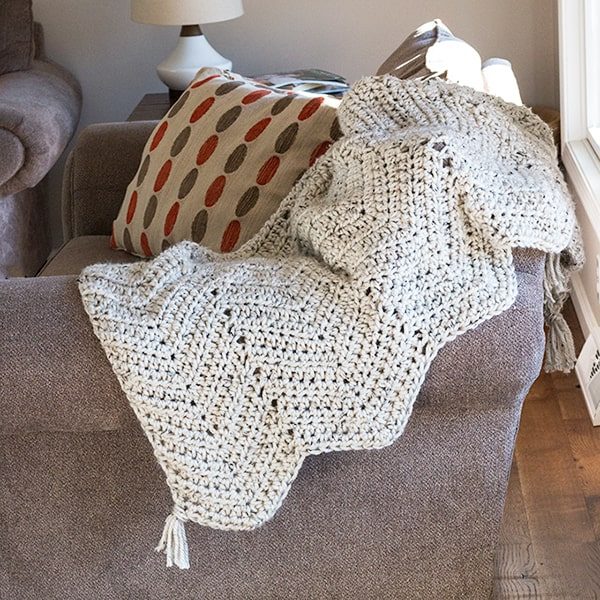 Crochet Chevron Blanket