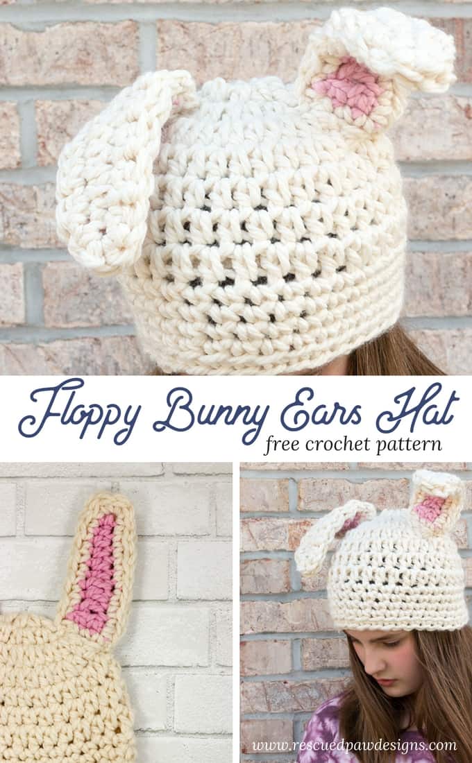 Crochet Bunny Hat Pattern 