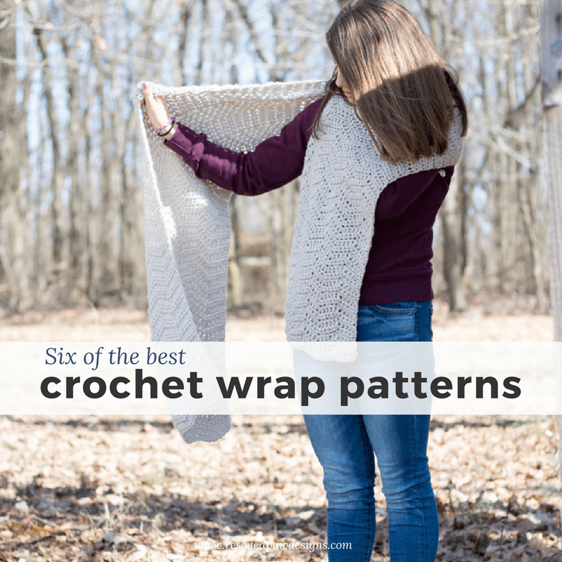 Six Crochet Wrap Patterns