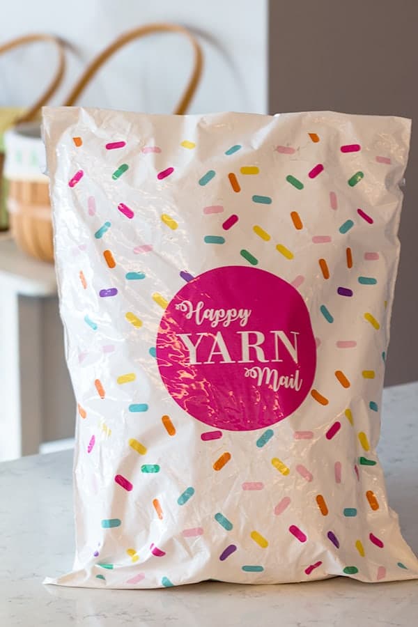 Happy Yarn Mail Bag 