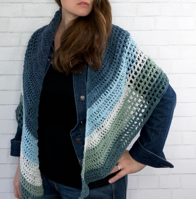 Crochet Wrap Triangle Pattern