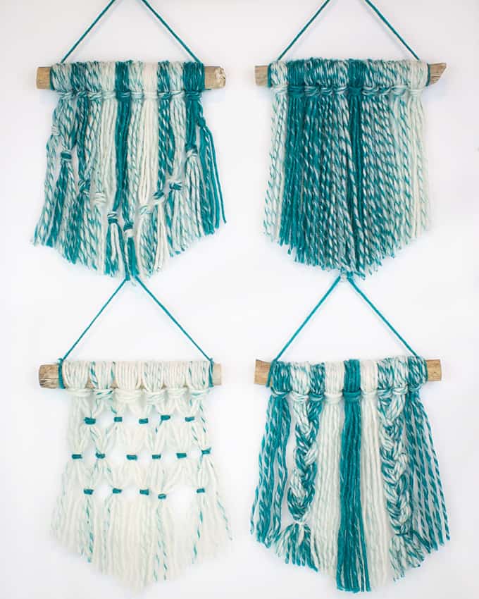 yarn wall hanging tutorial 