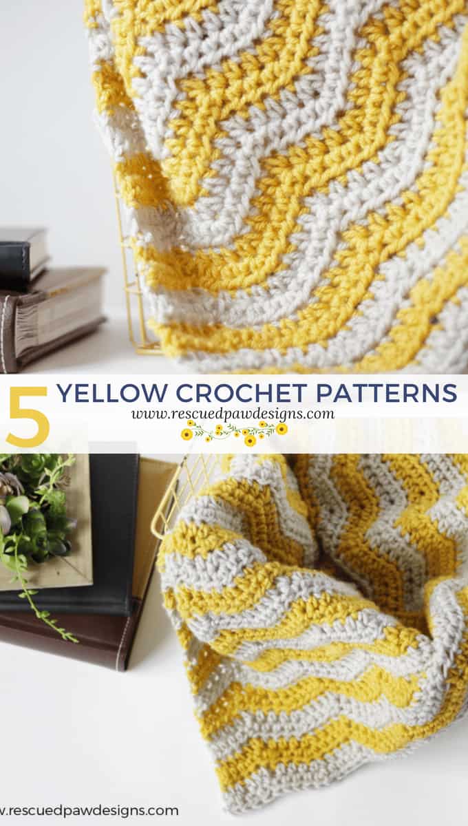 Yellow Crochet Blanket
