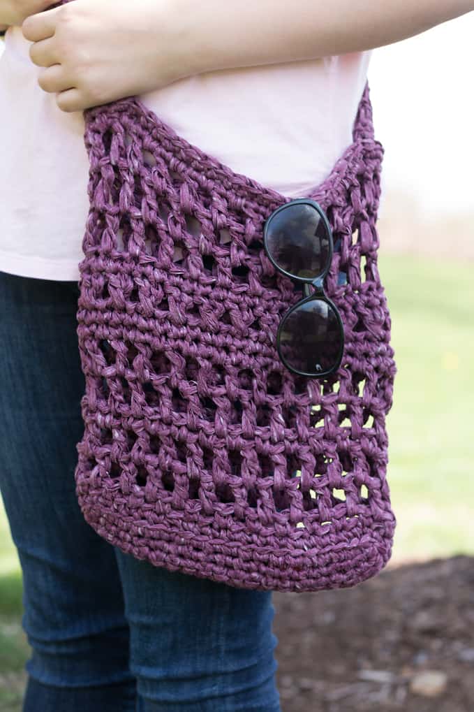 market tote bag crochet pattern