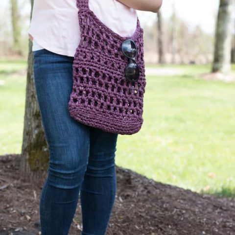 Image for Milo Crochet Market Tote Bag Free Pattern