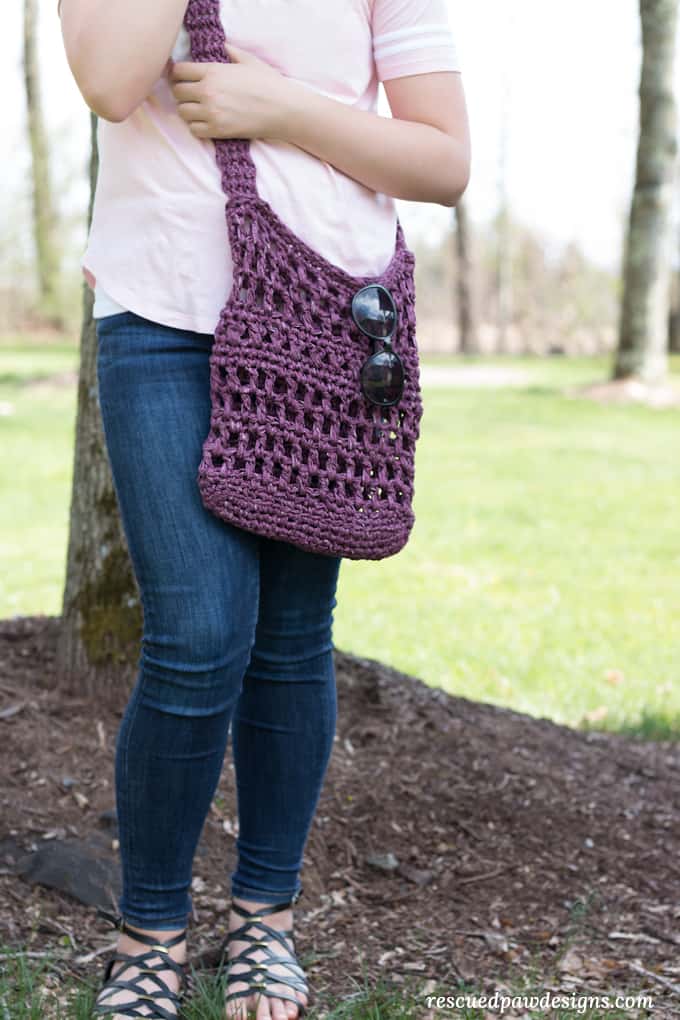 Crochet Market Bag Pattern DIY