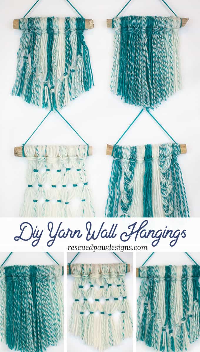 DIY Yarn Wall Hanging - Tutorial by Winding Road Crochet for RPD