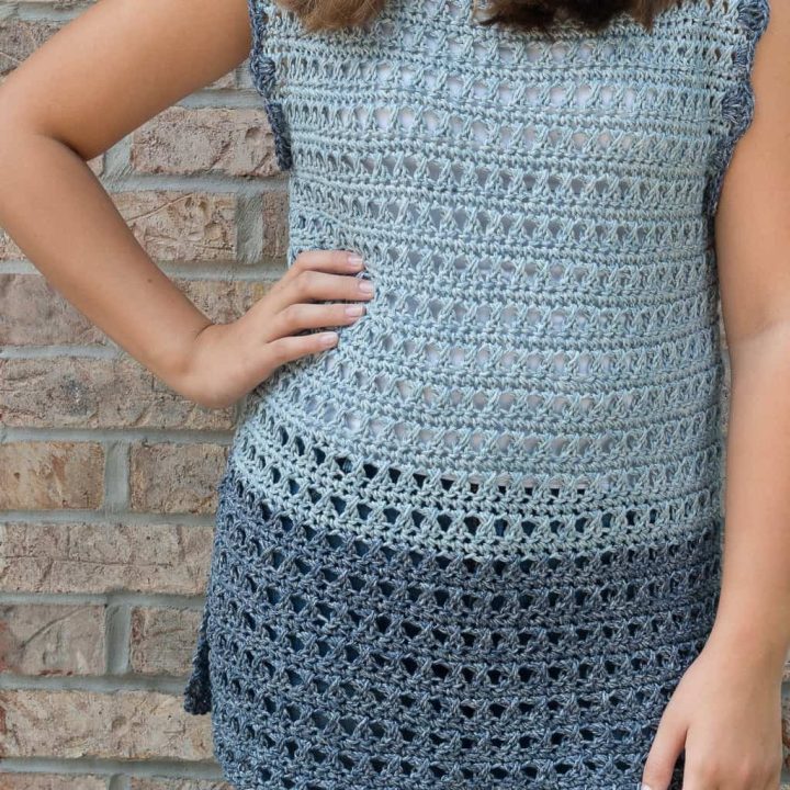Image for Lightweight Crochet Sweater Top