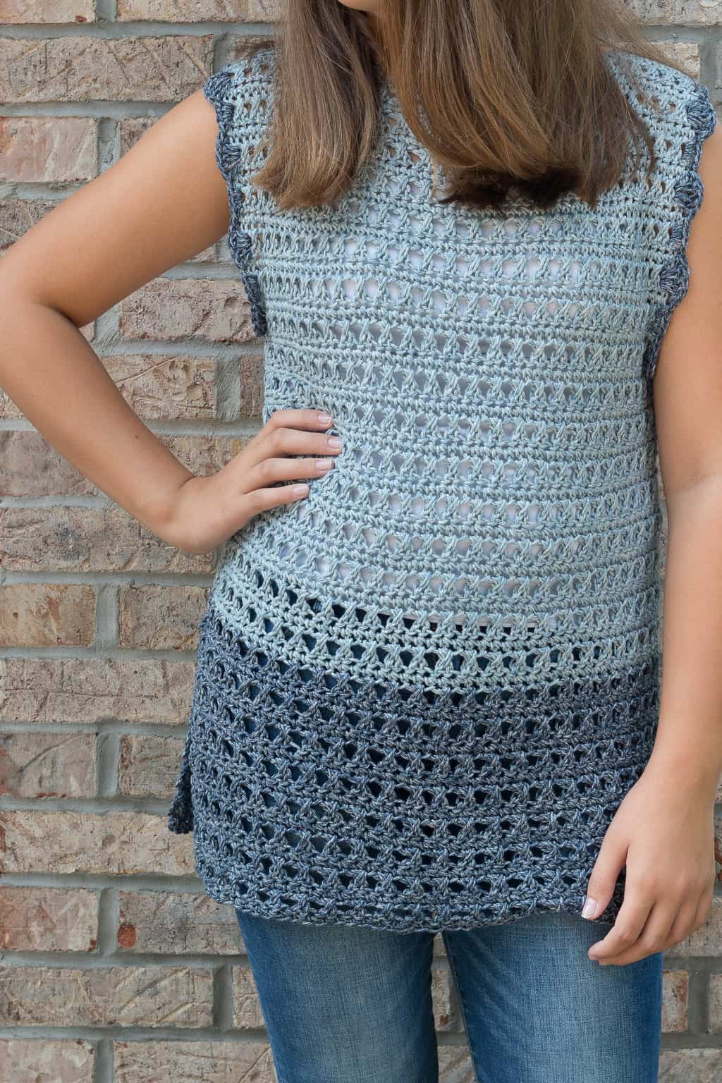 Tunic Tank Top in Child Size: Free Crochet Pattern