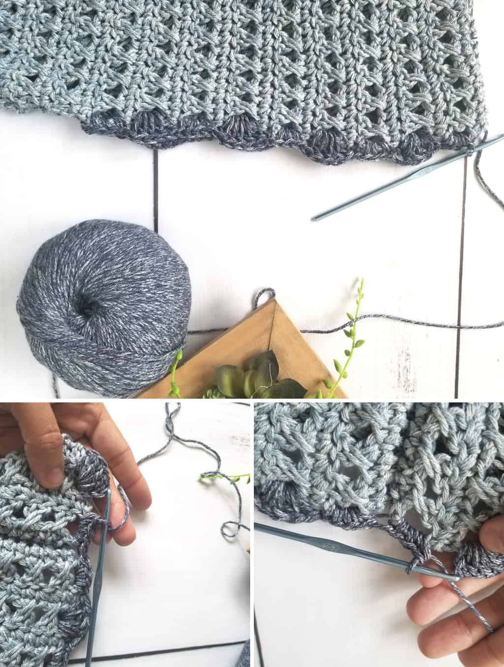 How to add detail to a crochet top