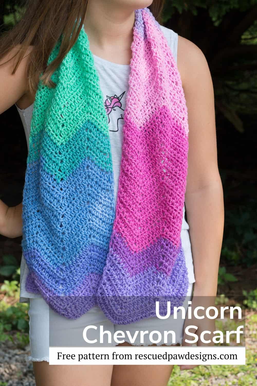 Crochet scarf pattern using Mandala Yarn via @easycrochetcom