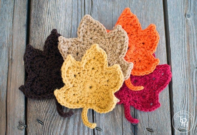 Crochet Fall Leaf