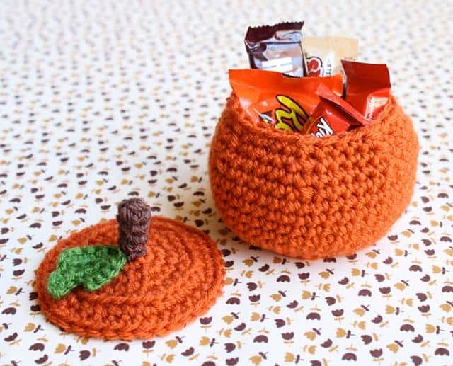 Crochet Pumpkin Bowl