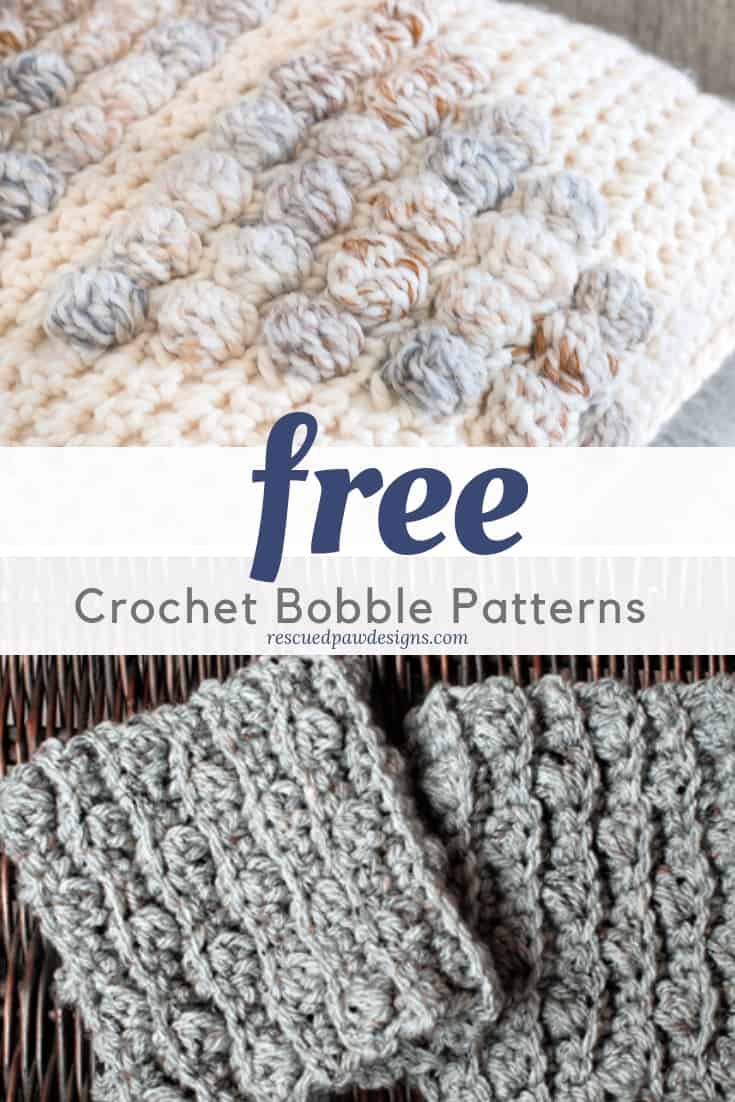 Crochet Patterns that Use the  Bobble Stitch