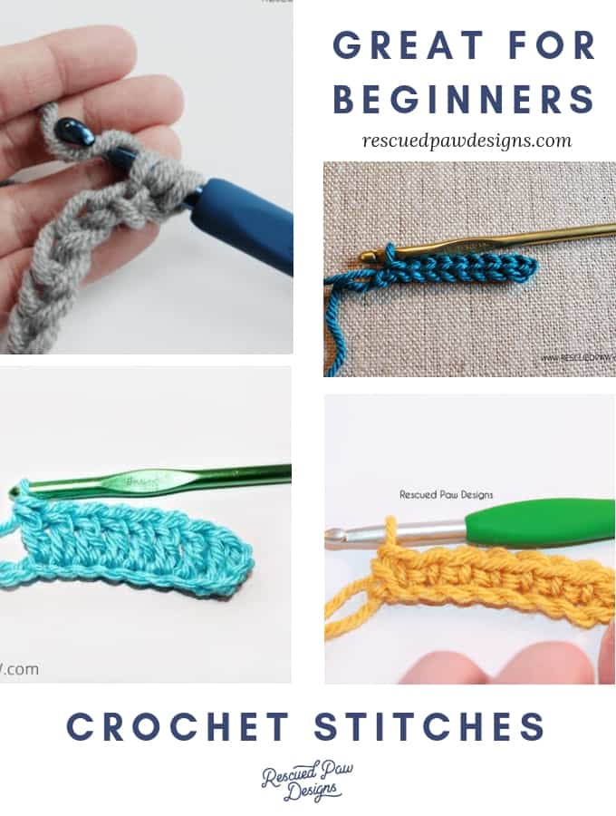 22+ Crochet Stitches that are Great for Beginners to Learn! Learn this simple crochet stitches from Easy Crochet. via @easycrochetcom