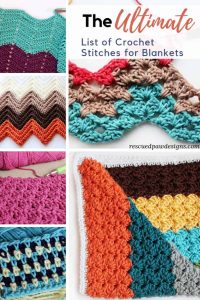 35 Unique Crochet Stitches for Blankets & Afghans