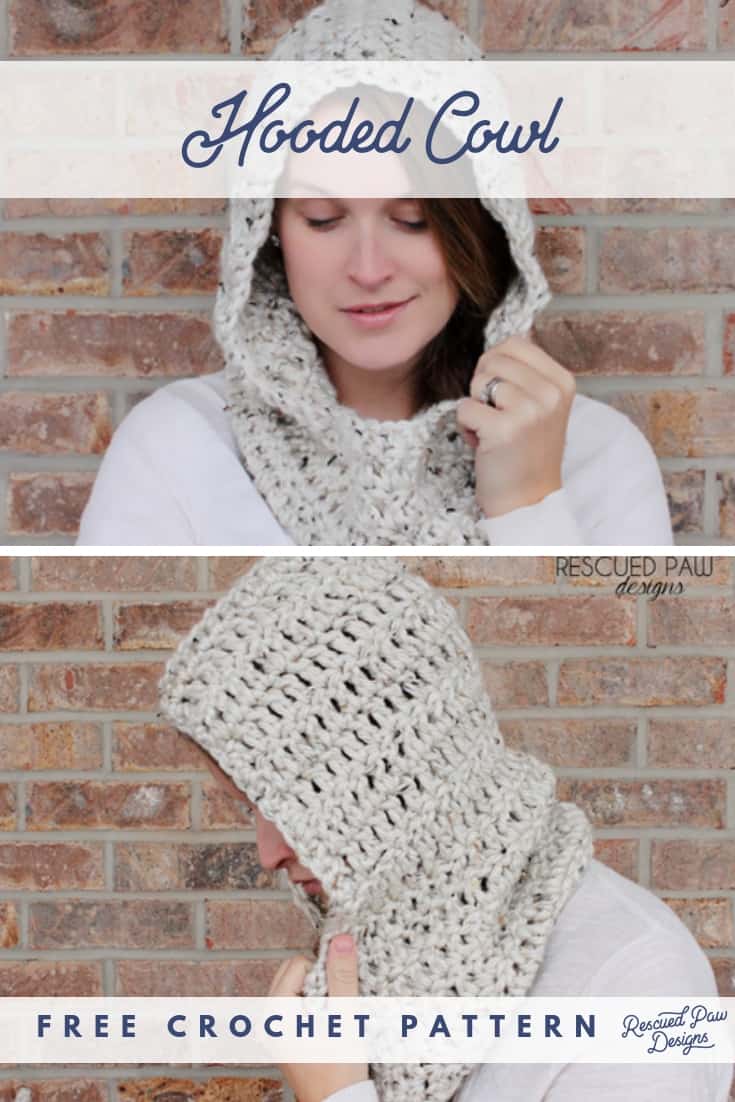 Hooded Scarf Crochet Pattern. Free Crochet Pattern from Easy Crochet
Click to Make now or PIN to save for Later! 