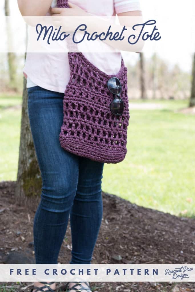 Crochet Reusable Tote Bag