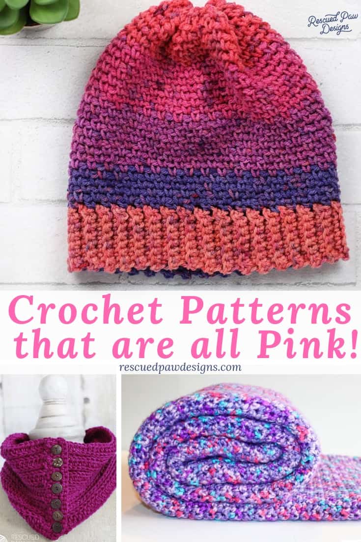 Valentine's Day Crochet Patterns that are Pink