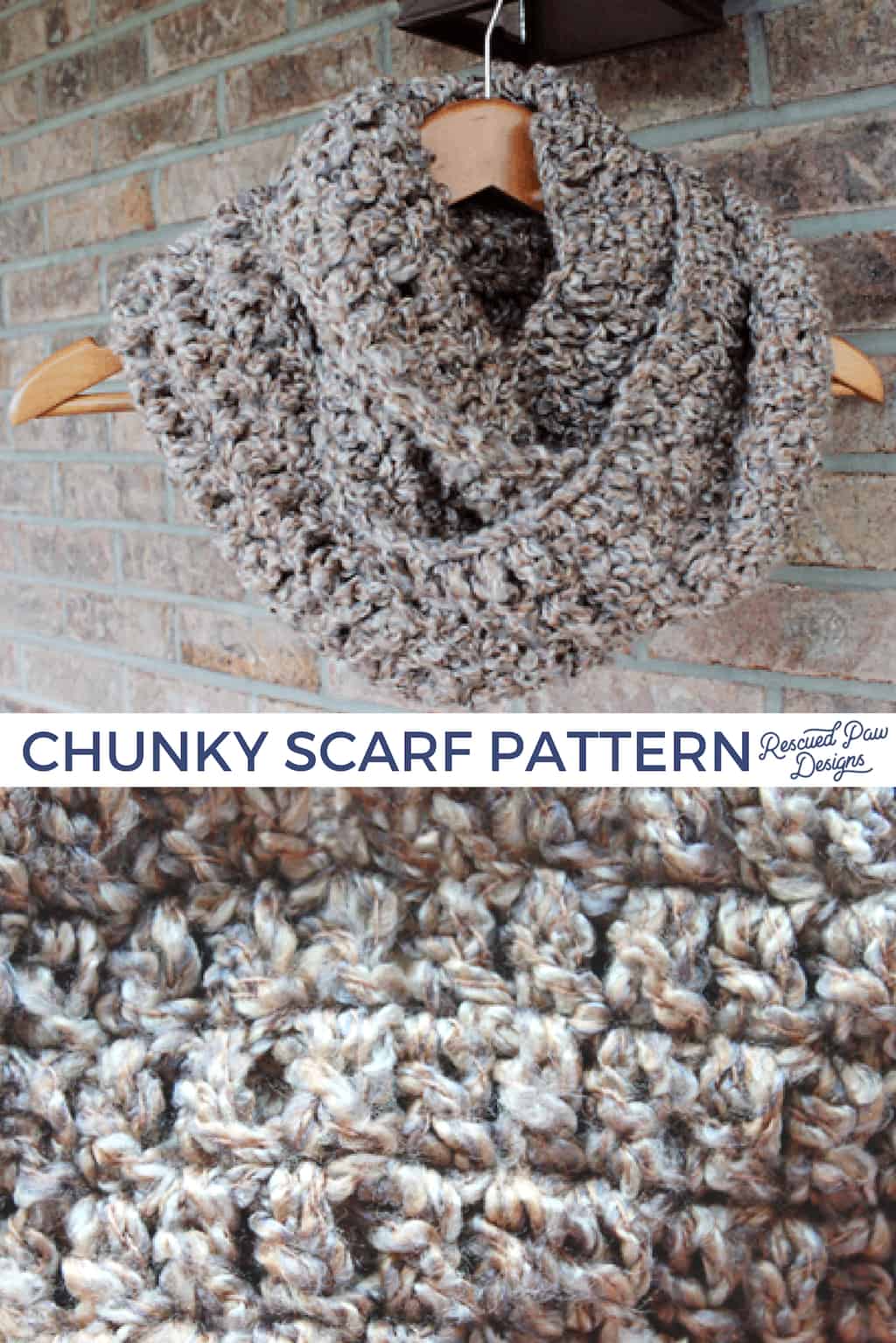 How to Crochet a Chunky Scarf - Free Pattern for Beginners