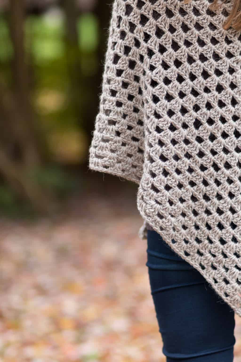 Free Crochet Granny Triangle Shawl Pattern - EasyCrochet.com