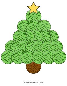 Free Yarn Christmas Tree Printable
