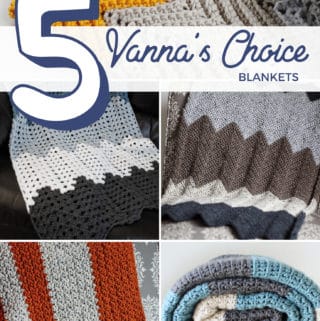 Crochet Blankets using Vanna's Choice Yarn
