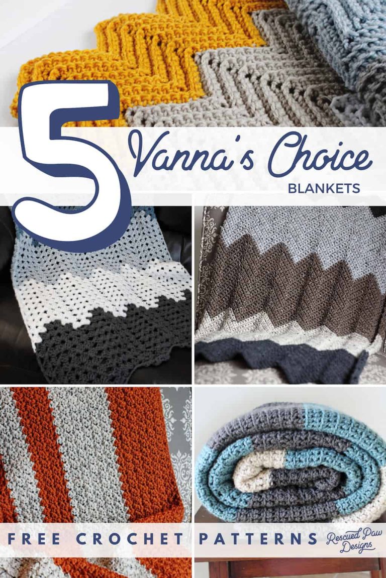 5 Blanket Crochet Patterns Using Vanna’s Choice Yarn