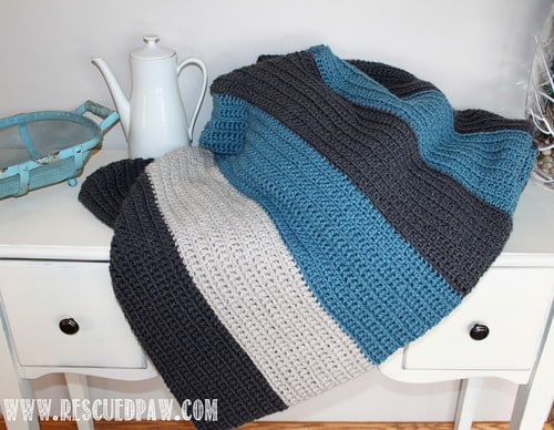 Stripes & Colours Crochet Blanket – Pattern and Kit - CrochetObjet