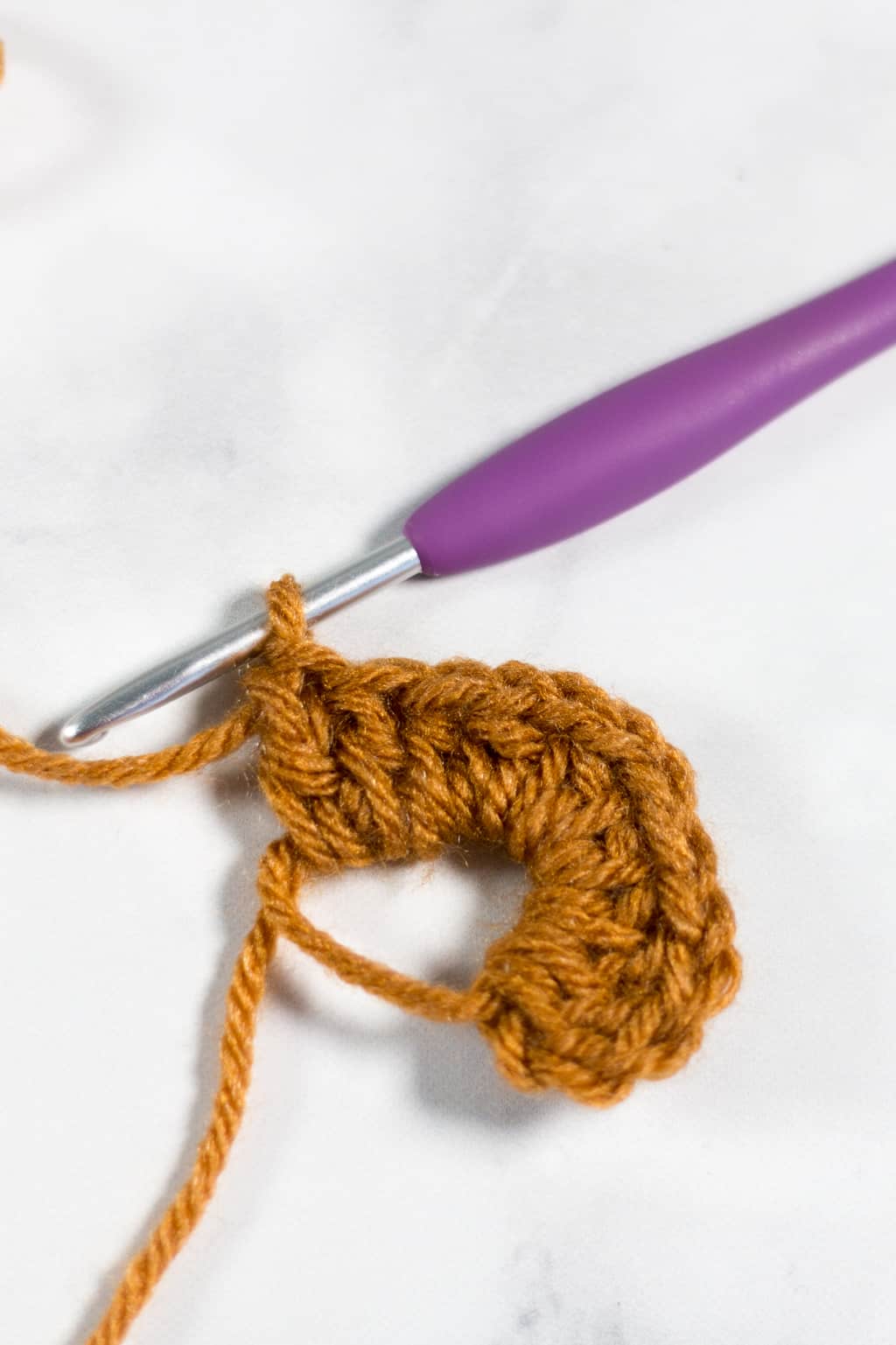 Double Crocheting into a Magic Ring