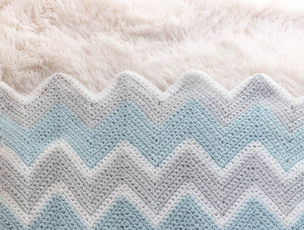 Zig Zag Chevron Blanket