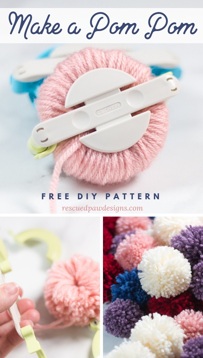 Abso-knitting-lutely!: How to Use a Clover Pompom Maker: Step-By